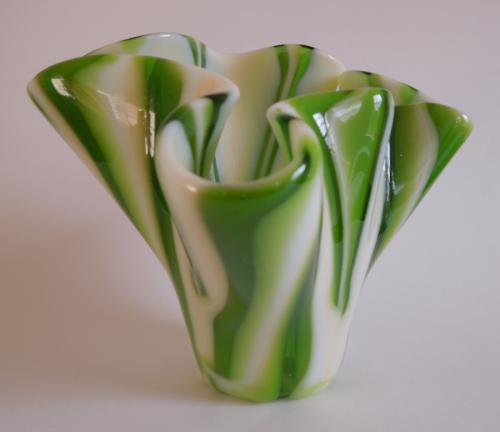 Green/White Vase