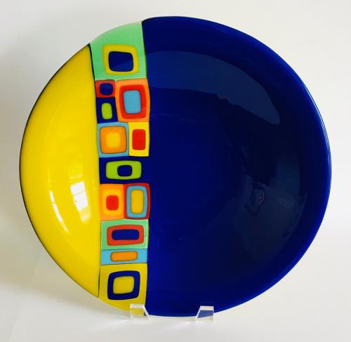 Blue/Yellow Plate/Platter