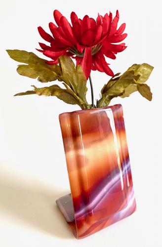 Red Vase